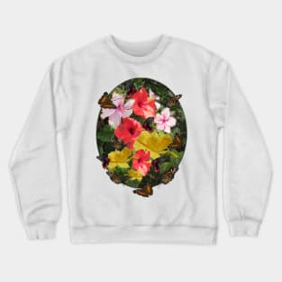 Hibiscus meeting Crewneck Sweatshirt